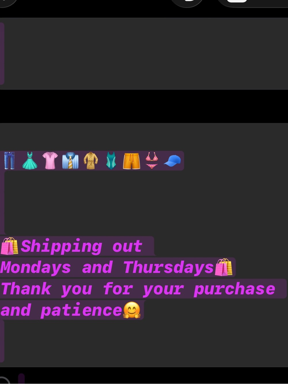Hi there🤗 I just moved and I’m sorting through my closet. Please make offers🛍️